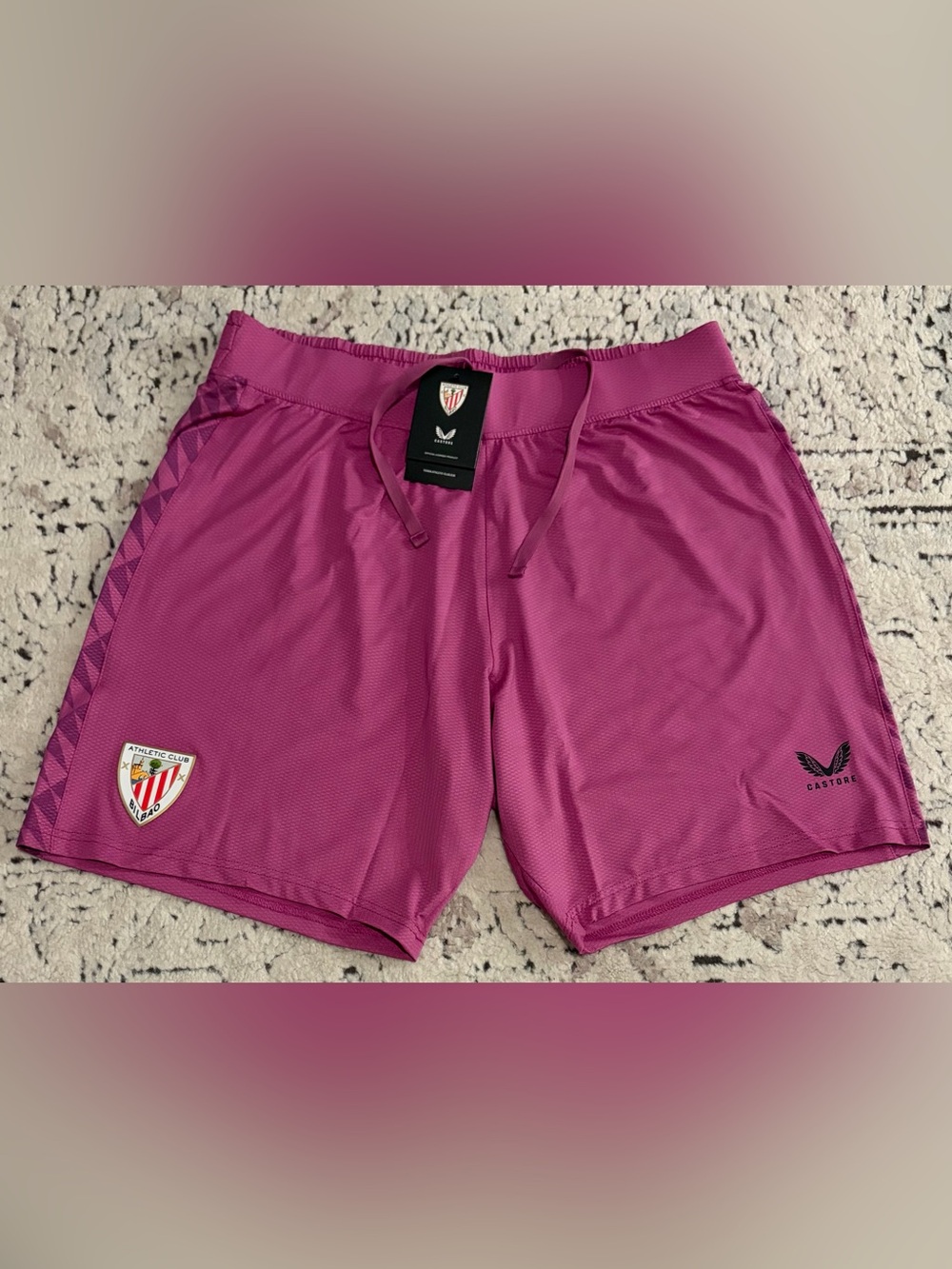 Castore Authentic Athletic Club Bilbao 2023/24 Purple Soccer Shorts Men’s Sz: XL